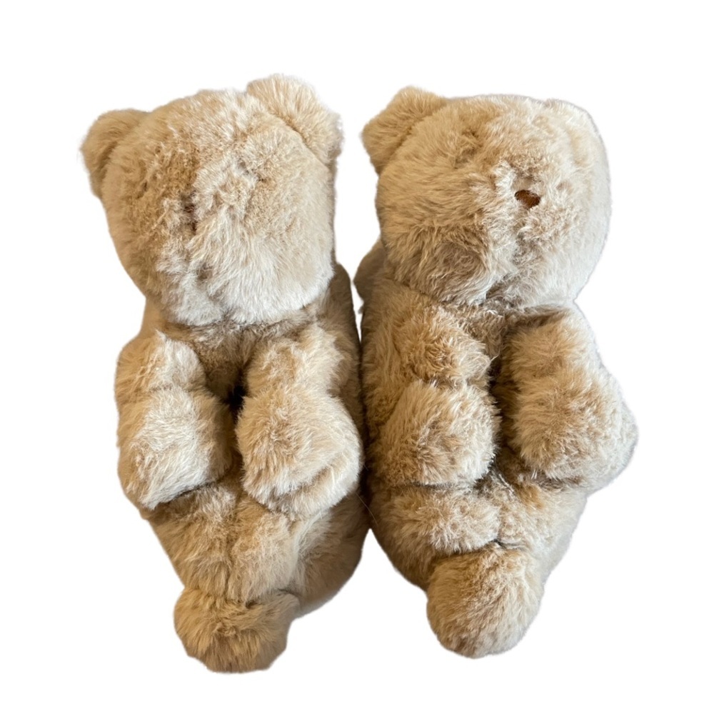GAP kids teddy bear slippers 11/12